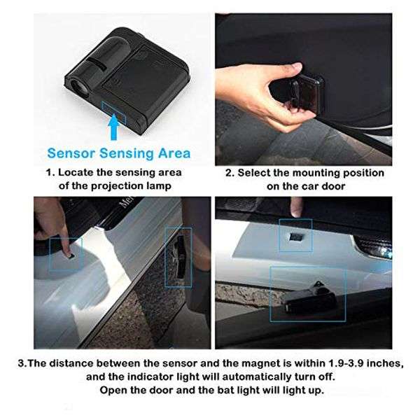 VW Wireless Door Projector Logo Light