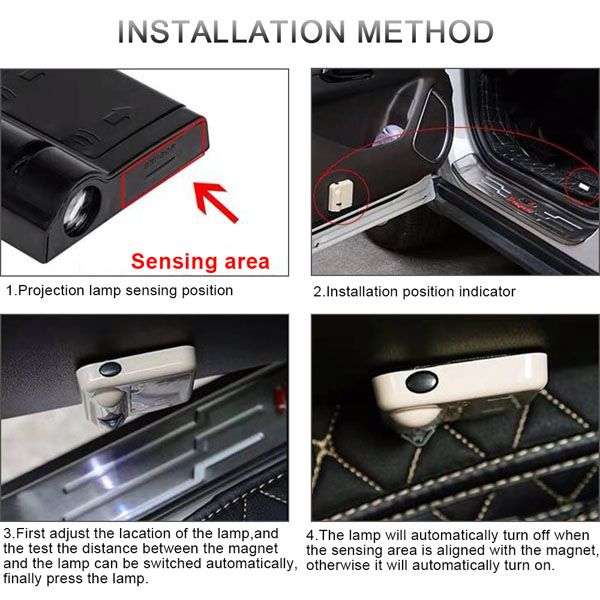 VW Wireless Door Projector Logo Light