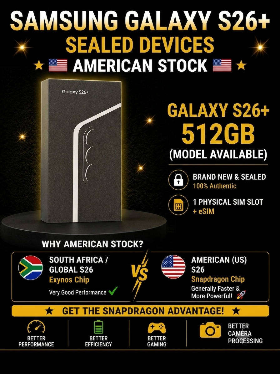 Samsung S26 Plus 512GB Snapdragon