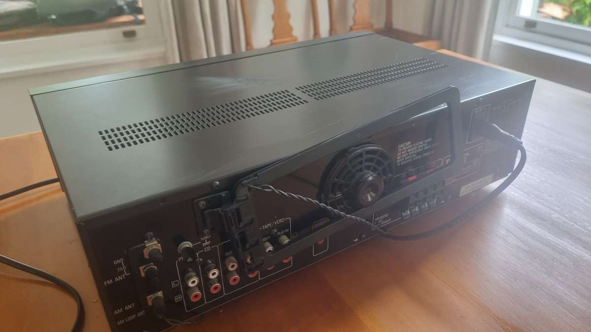 Technics Amplifier. Stereo Synthesizer Receiver. SA-GX130. For repair.