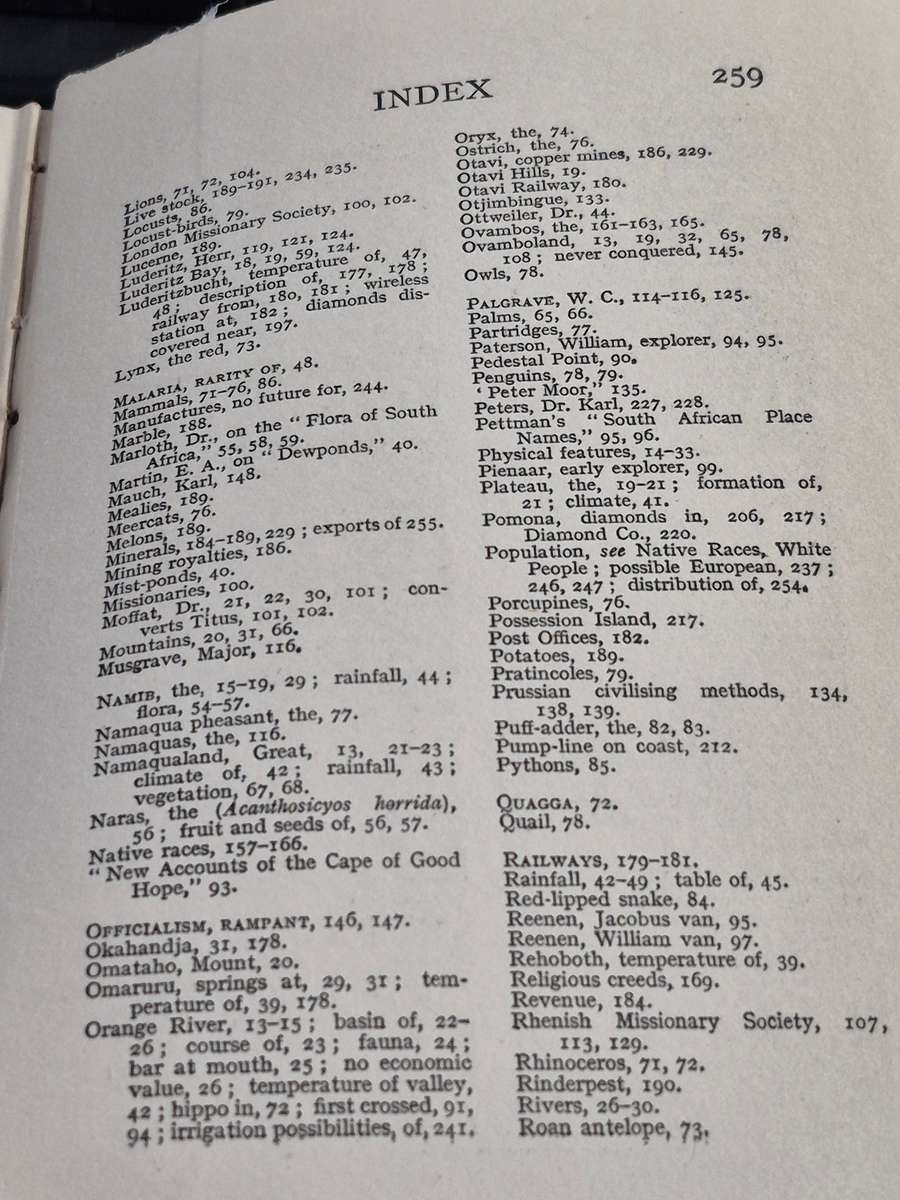 South-West Africa by William Eveleigh. 1915 Rare. Very good condition, fair dust jacket. Protected.