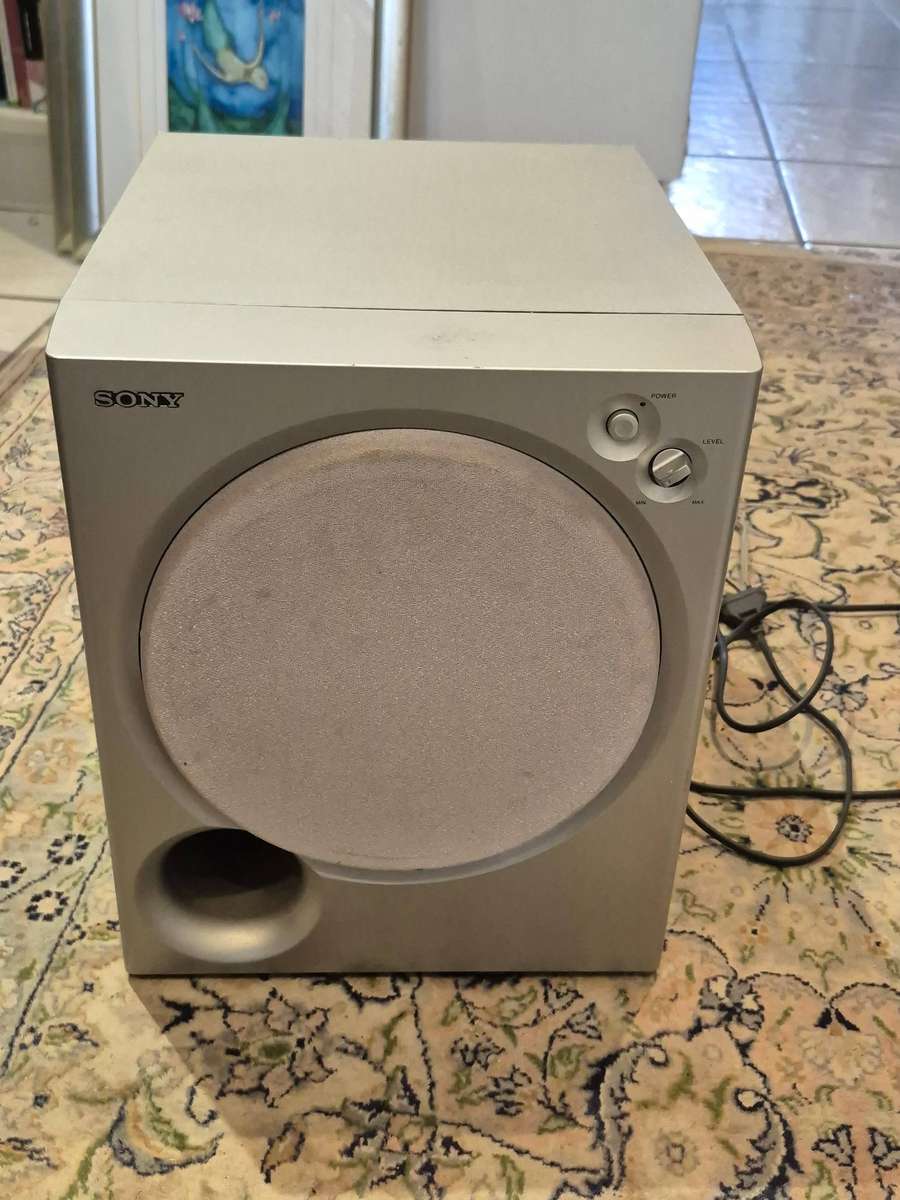 SUBWOOFER. SONY ACTIVE SUBWOOFER SA-WMSP76. Magnetically Shielded Type.