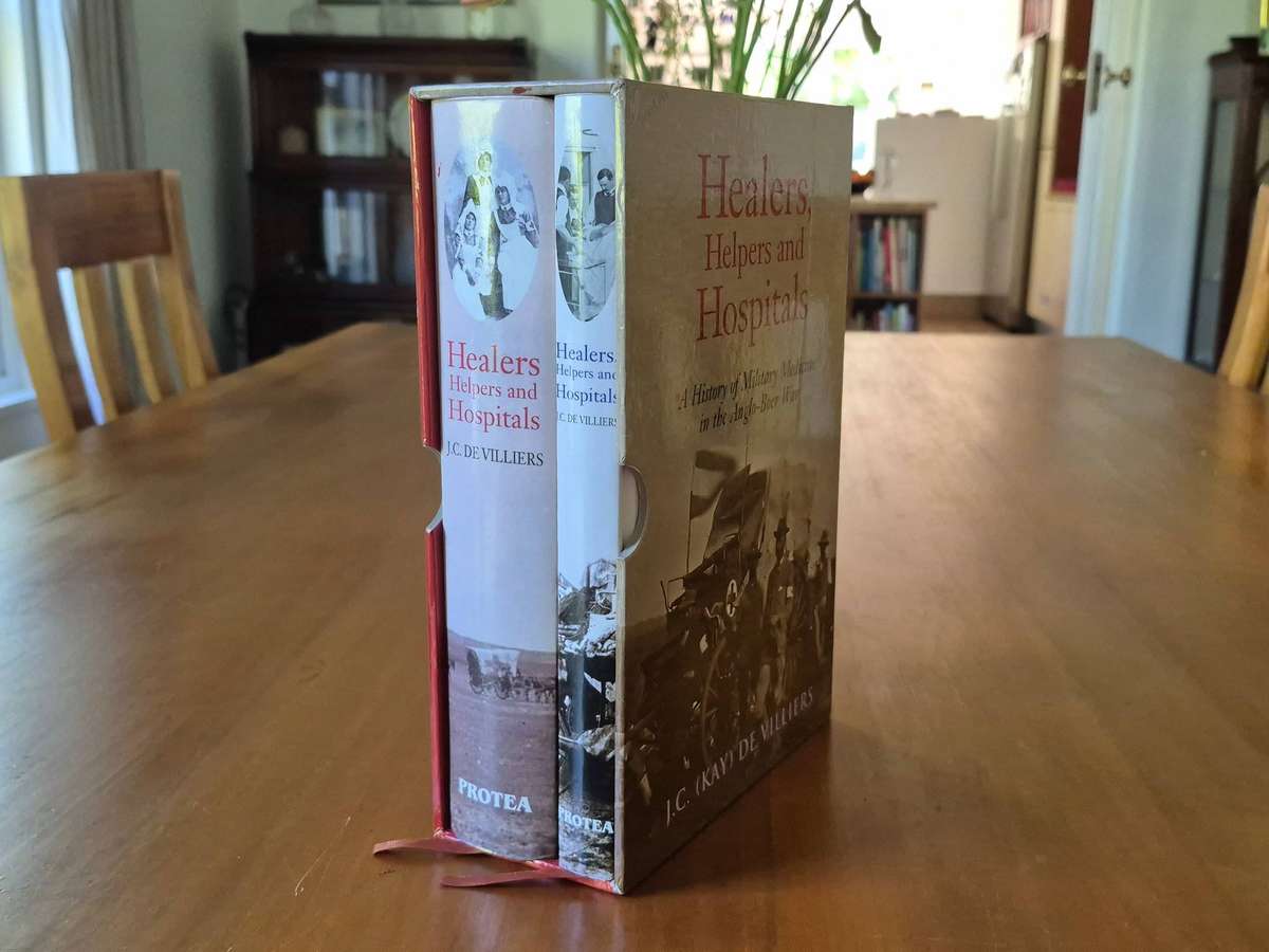 Healer, Helpers and Hospitals by J.C. ( Kay de Villiers). SIGNED AND INSCRIBED 2 VOLUME BOX SET!