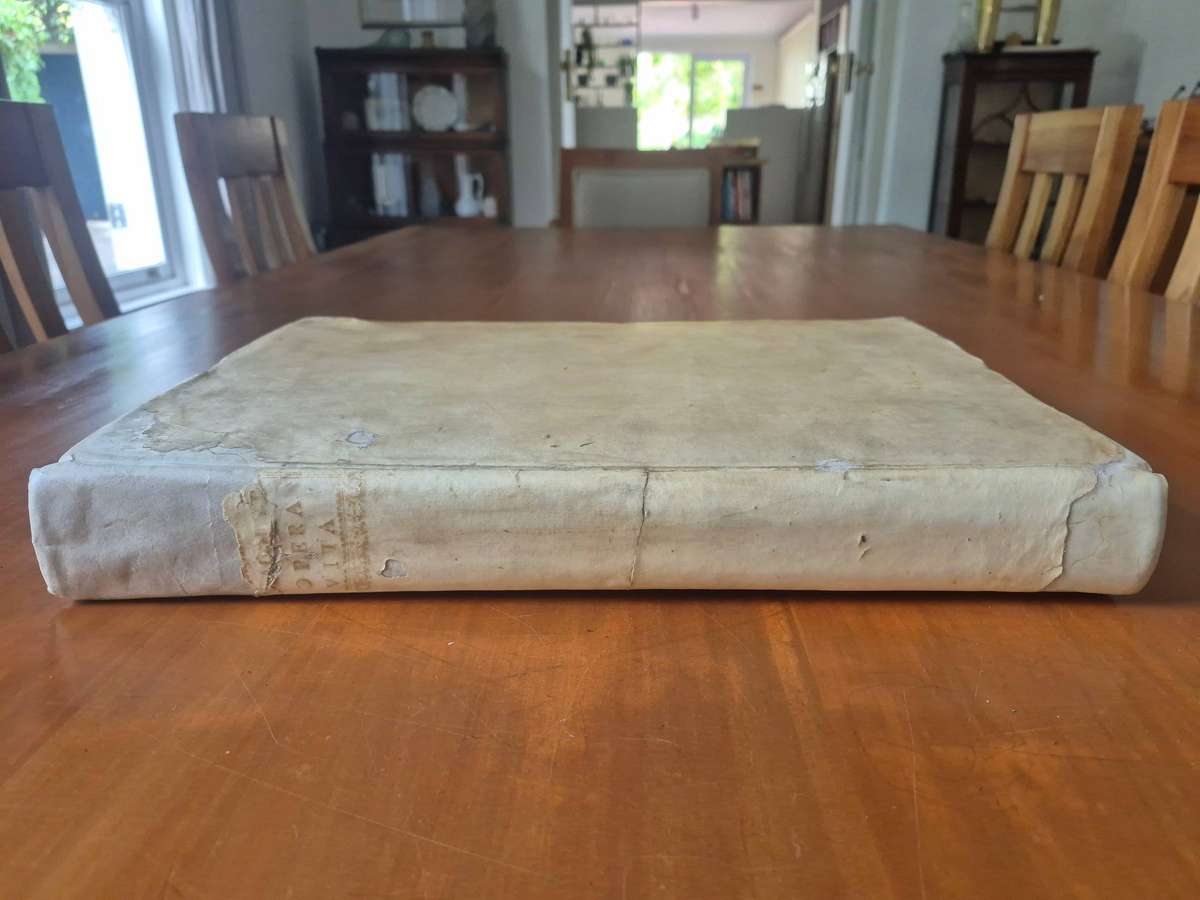 1735 published in Venice! Book on Augustinian. Elephant folio. RESTORED WITH REAL VELLUM!!