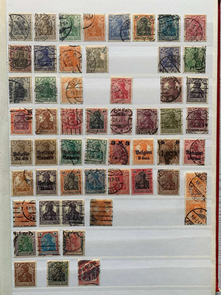 Nice Germany & states collection in Lighthouse 15 pg/30 side album - not checked !