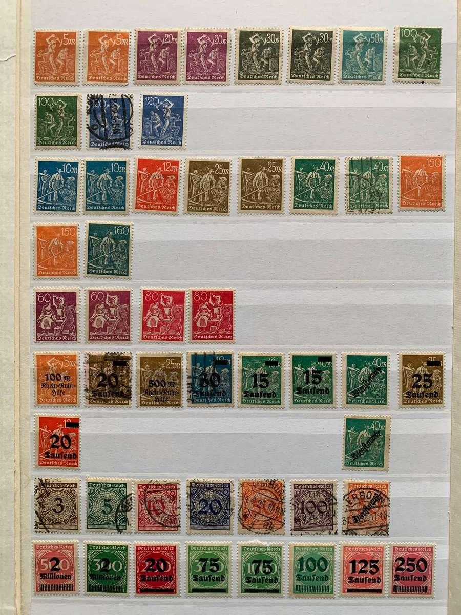 Nice Germany & states collection in Lighthouse 15 pg/30 side album - not checked !