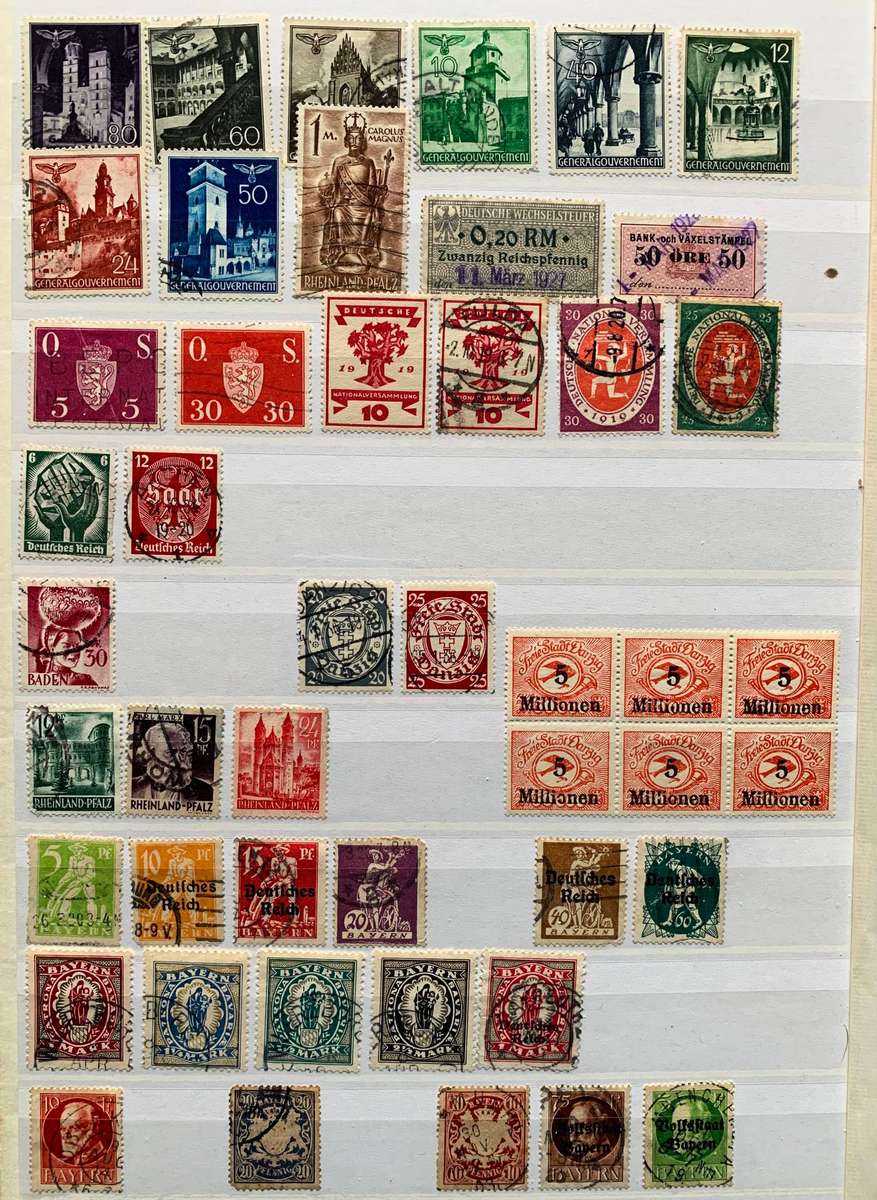 Nice Germany & states collection in Lighthouse 15 pg/30 side album - not checked !