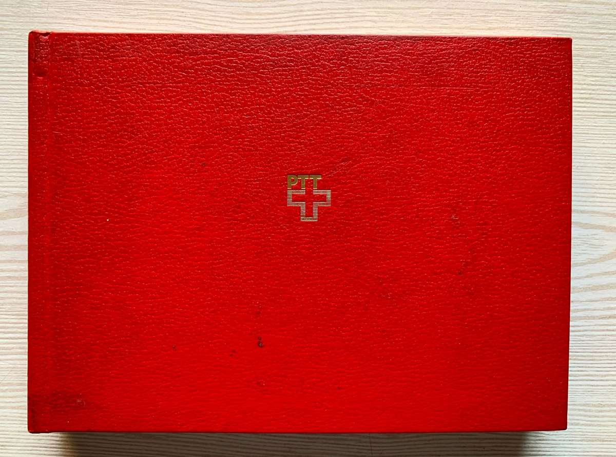 Switzerland 1984 UPU commemorative album with all Unmounted sets etc - see scans