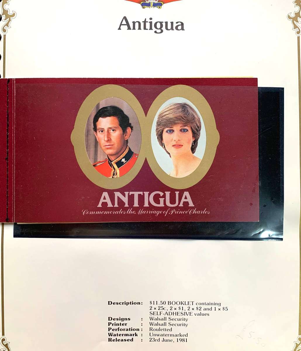 S.G. Royal Wedding commemorative album - 32 territories complete with stamps