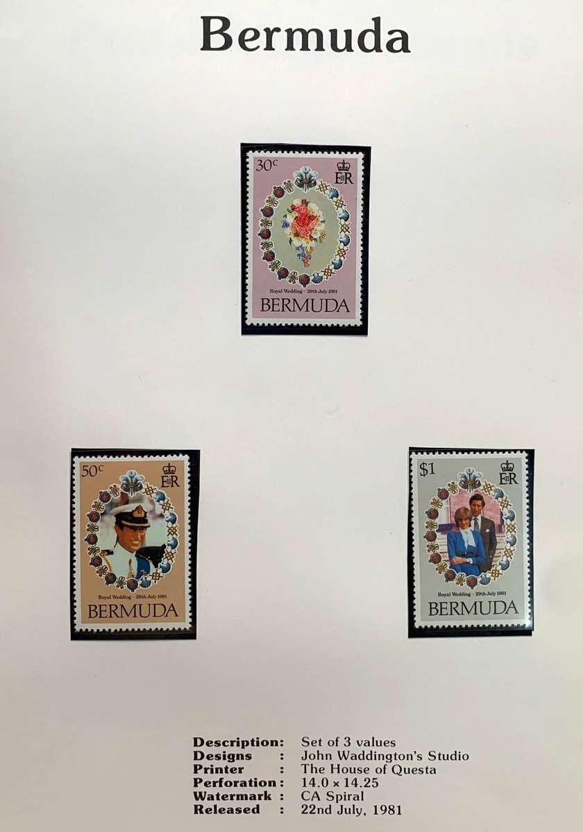 S.G. Royal Wedding commemorative album - 32 territories complete with stamps