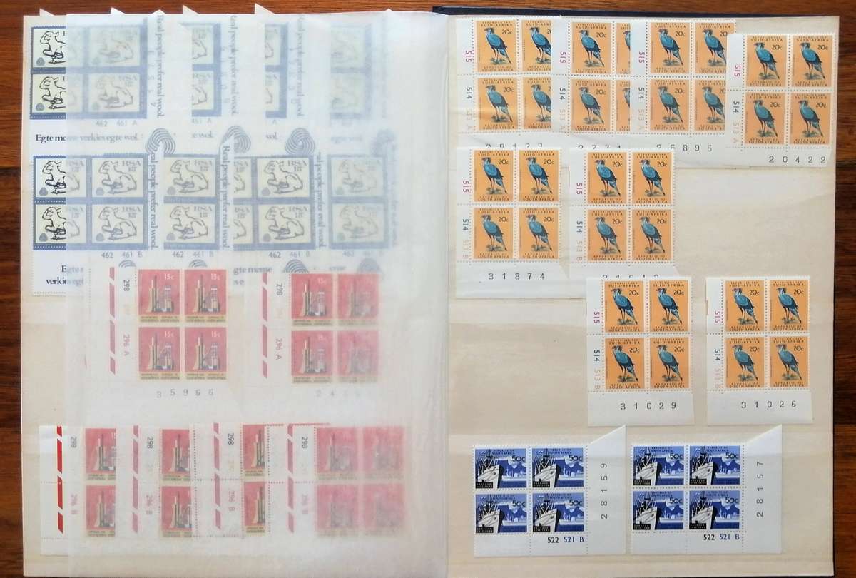 RSA 1st Definitives Various printings collection in 16 pg/ 32 side Pronto Controls album