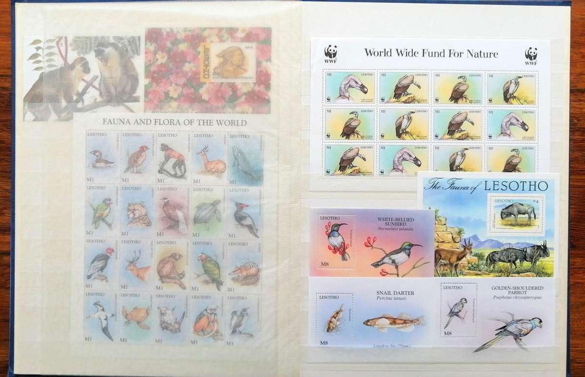 Lovely Lesotho Minisheets collection(Superb) in good nick lesotho stockbook - some modern material