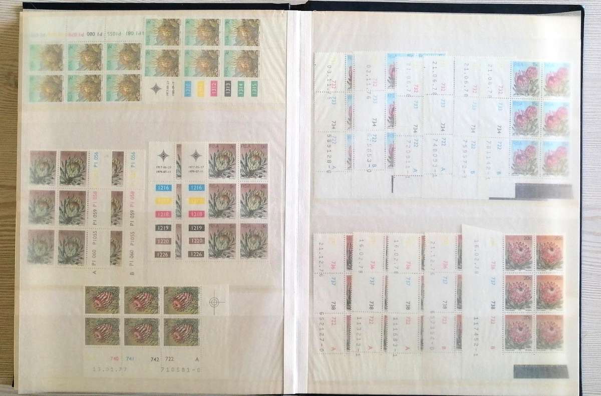 RSA definitives & earlier issues in 16pg/32 side stockbook