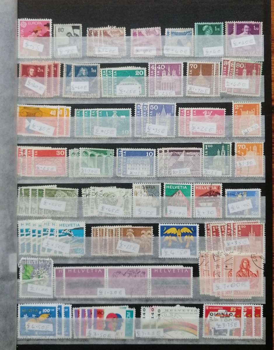Helvitia - Switzerland Used collection in stockbook - decent CV