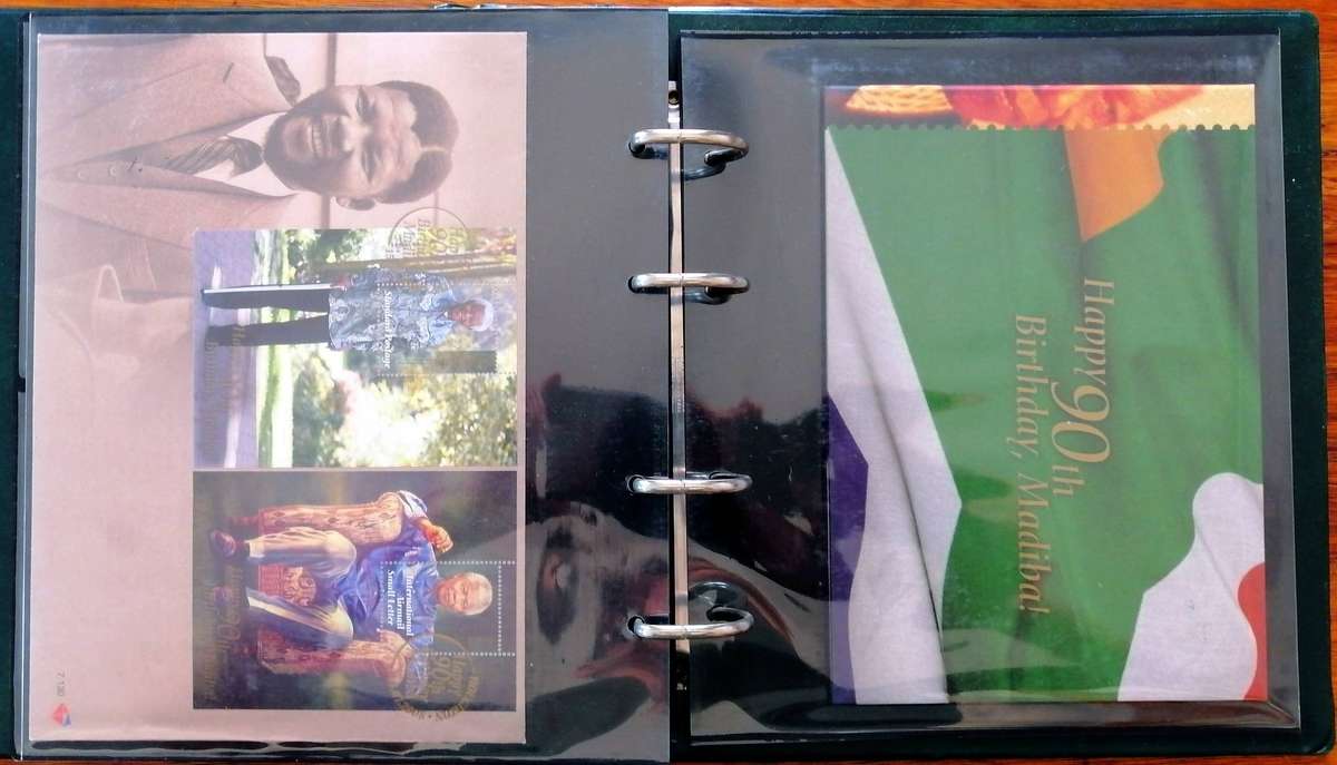 RSA 90s/2000s collection in Binder album - covers, sheetlets etc - 50 items - Fresh !