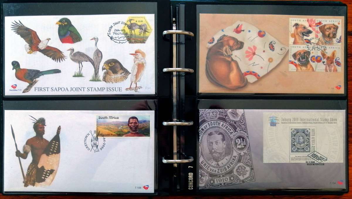 RSA 90s/2000s collection in Binder album - covers, sheetlets etc - 50 items - Fresh !
