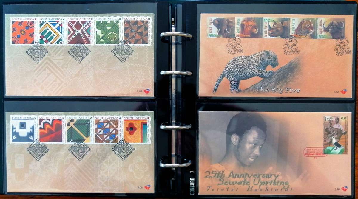 RSA 90s/2000s collection in Binder album - covers, sheetlets etc - 50 items - Fresh !