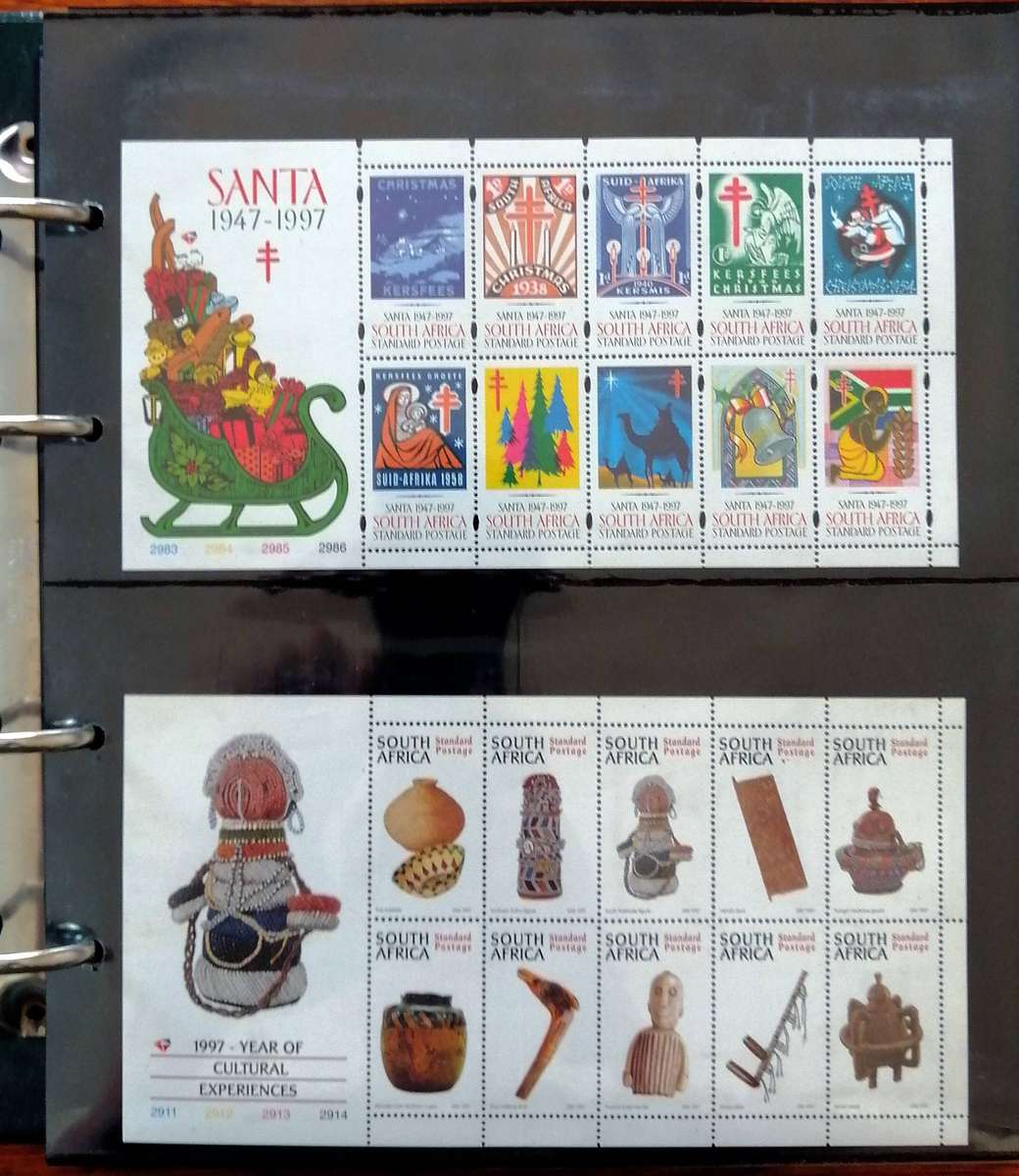 RSA 90s/2000s collection in Binder album - covers, sheetlets etc - 50 items - Fresh !