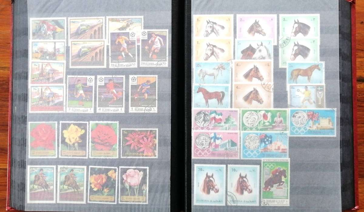 Large Thematics Collection in thick SG 30 Pg/ 60 side album - decent nick