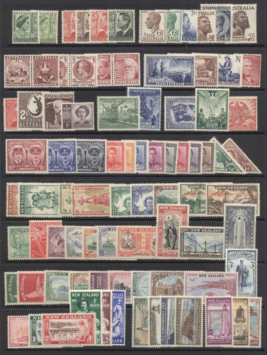 Nice little Commonwealth selection - All Fine Mint /  MLH - See 3 scans