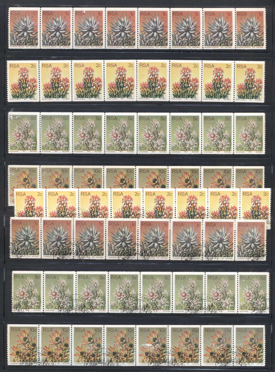 RSA Proteas Controls full sets of 17 in A & B + Coil strips - see 4 scans