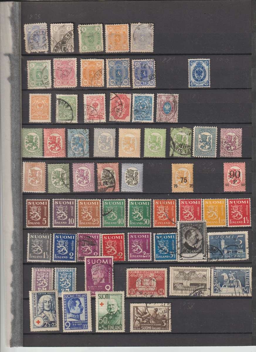 Finland v1800's -1900's Good CV selection. See Scans!!!