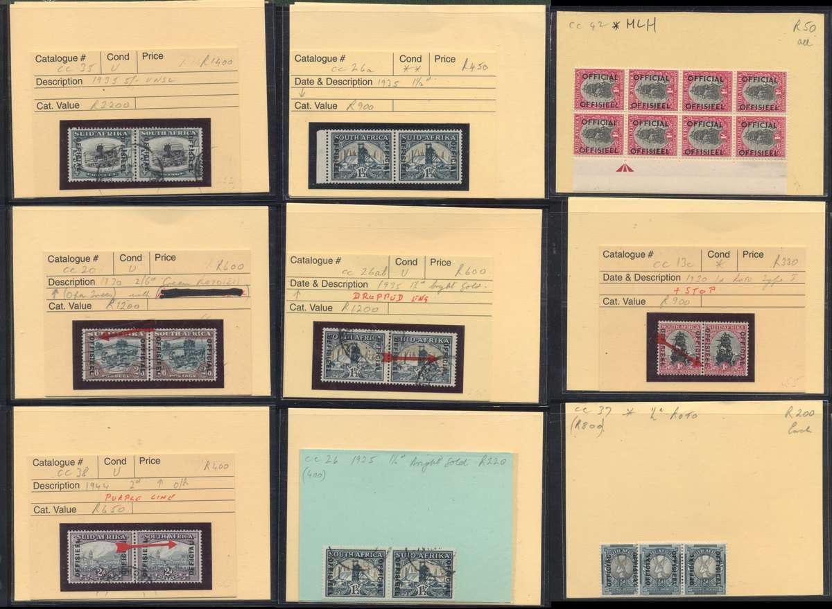 Ex - Carpendale Clearance Lot 2 of 5 - Officials - CV R 8000! - see images for condition & values