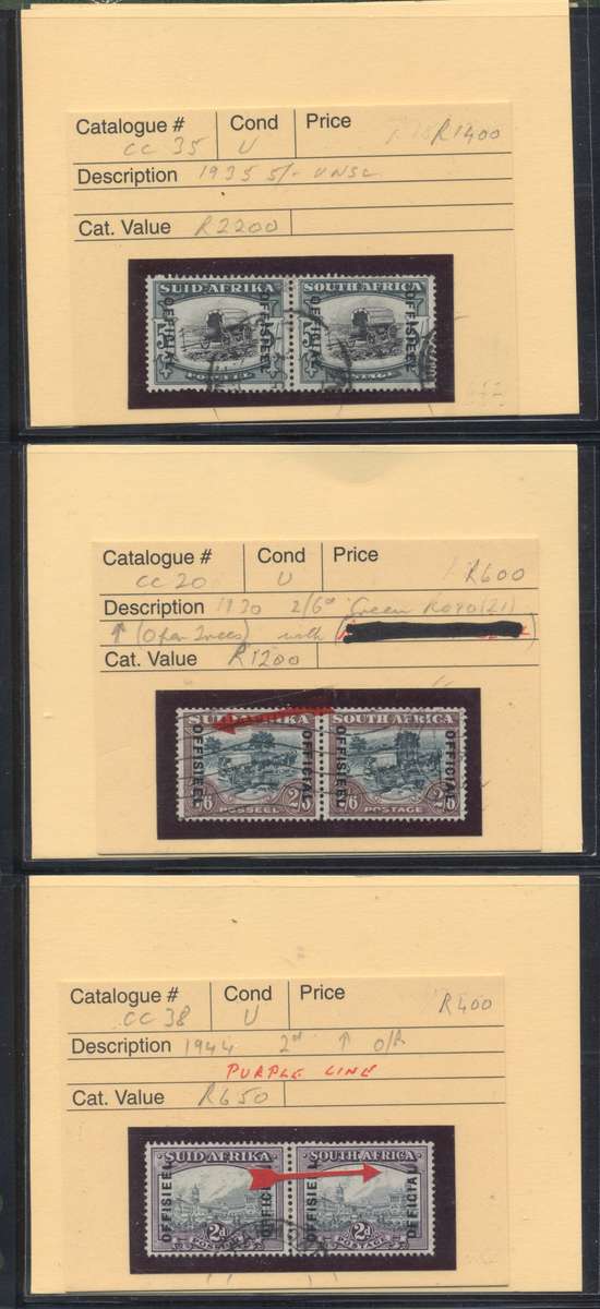 Ex - Carpendale Clearance Lot 2 of 5 - Officials - CV R 8000! - see images for condition & values