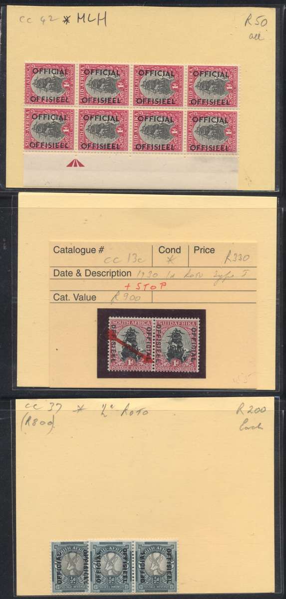 Ex - Carpendale Clearance Lot 2 of 5 - Officials - CV R 8000! - see images for condition & values