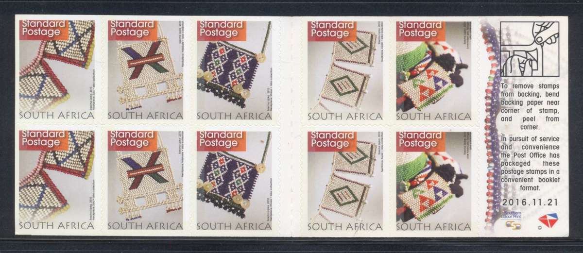 All 9 Dates ! 2010/2016 8th Def. Beads Booklets x 9 - Mint & complete