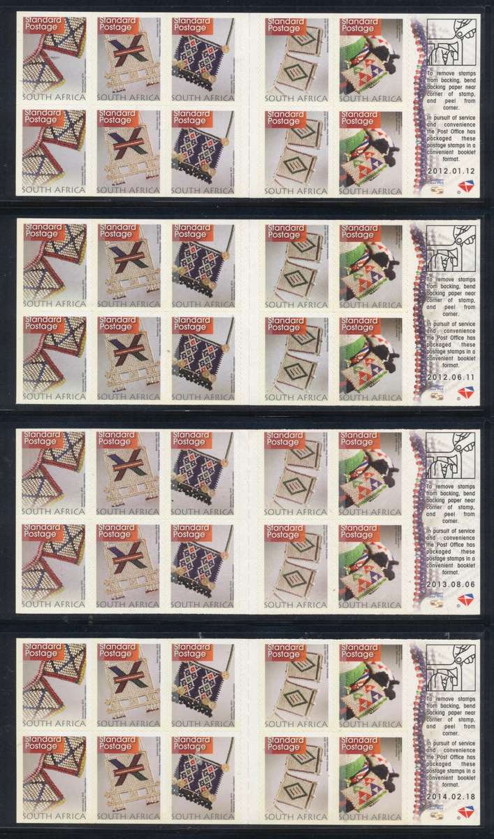 All 9 Dates ! 2010/2016 8th Def. Beads Booklets x 9 - Mint & complete