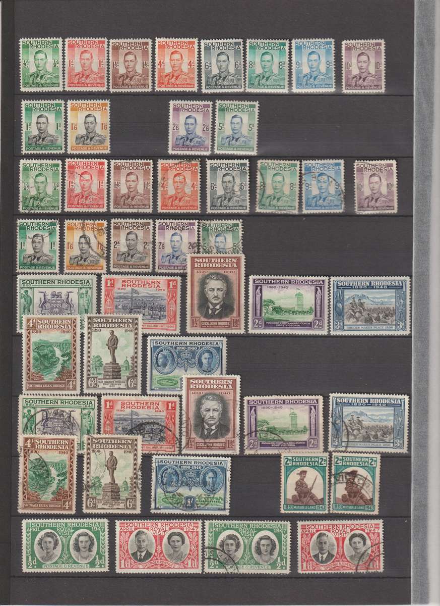 Rhodesia 1932 - 1964 High CV +/- R 8000.00 (See Scans!!!)