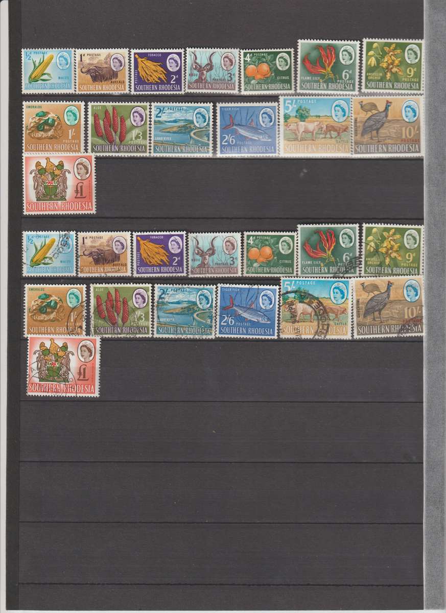 Rhodesia 1932 - 1964 High CV +/- R 8000.00 (See Scans!!!)