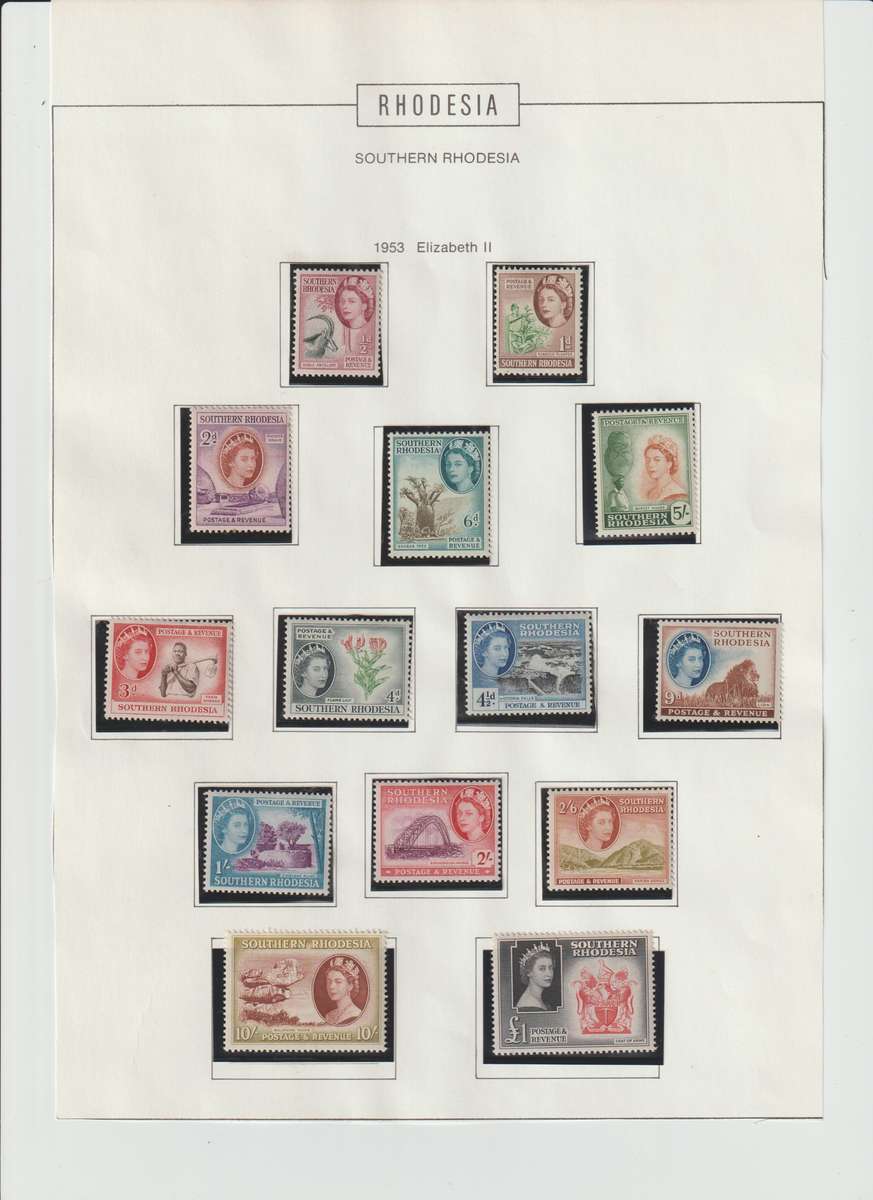 Rhodesia 1932 - 1964 High CV +/- R 8000.00 (See Scans!!!)