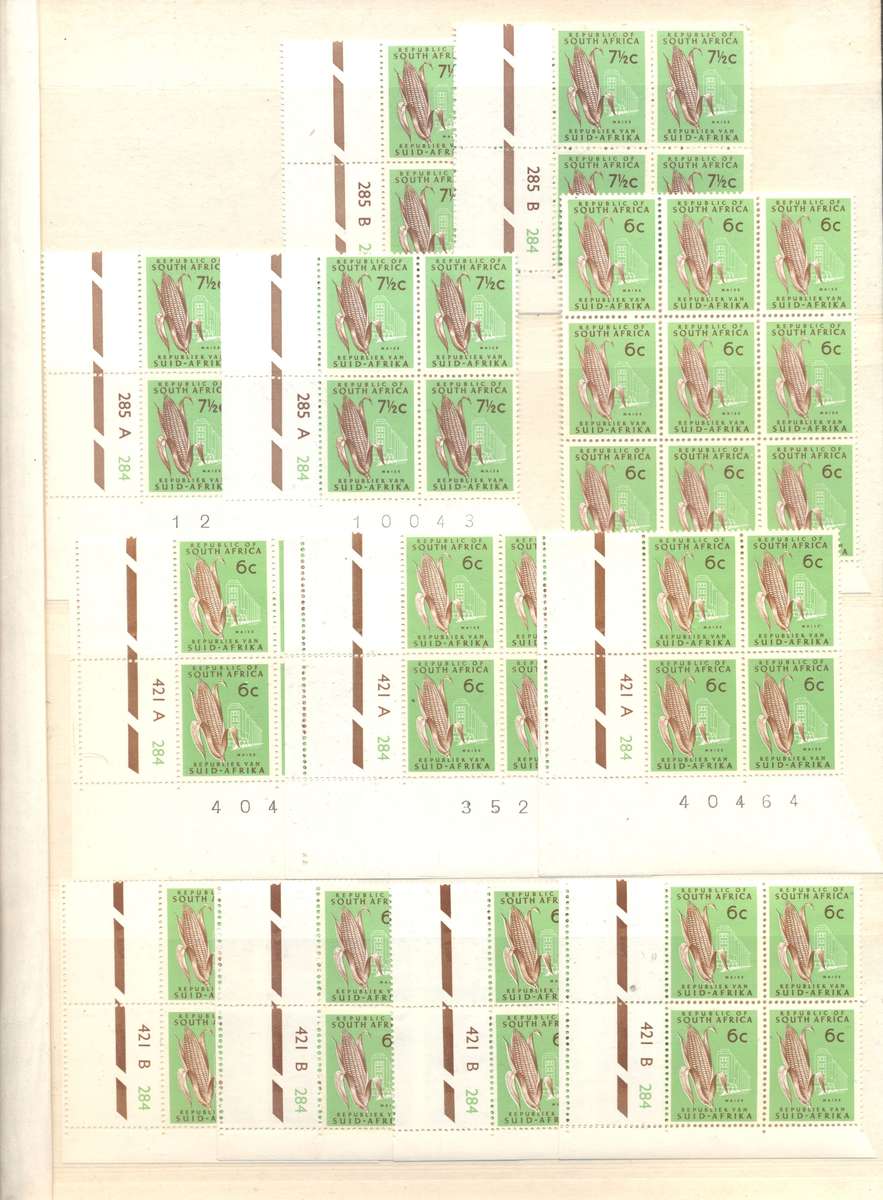 RSA 1st Definitives Various printings collection in 16 pg/ 32 side Pronto Controls album