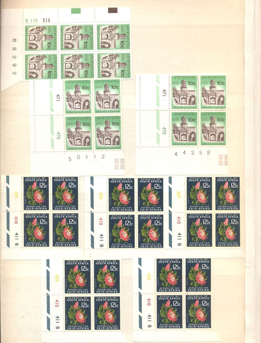 RSA 1st Definitives Various printings collection in 16 pg/ 32 side Pronto Controls album