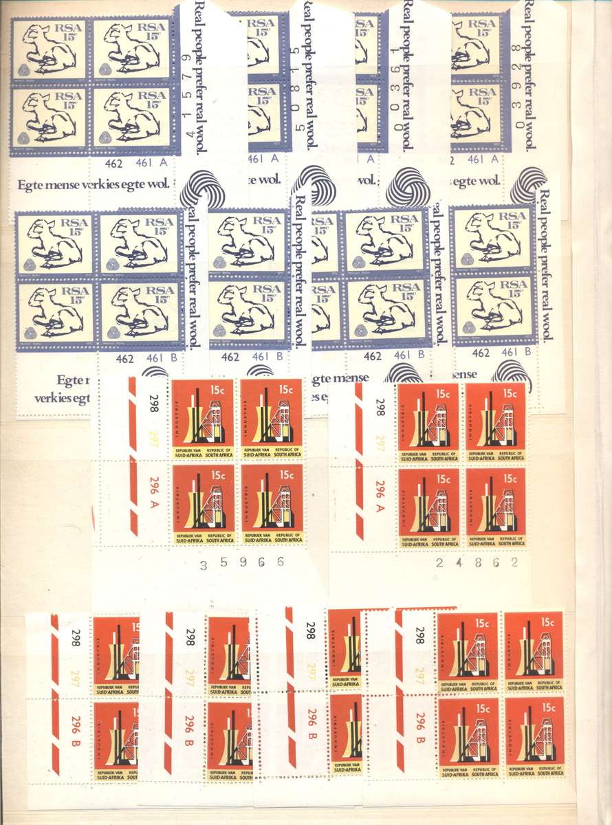 RSA 1st Definitives Various printings collection in 16 pg/ 32 side Pronto Controls album