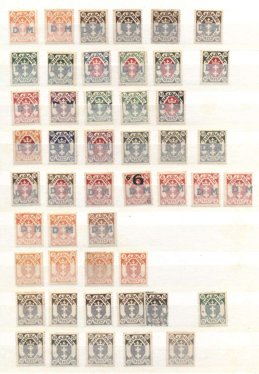 Danzig, Bavaria & Other Germany's in 16 pg/32 side stockbook (second hand)