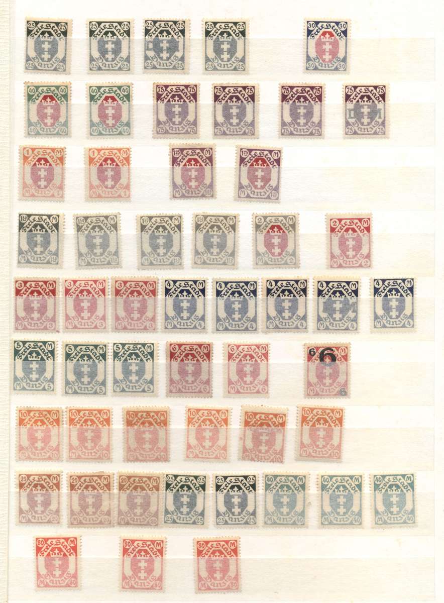 Danzig, Bavaria & Other Germany's in 16 pg/32 side stockbook (second hand)