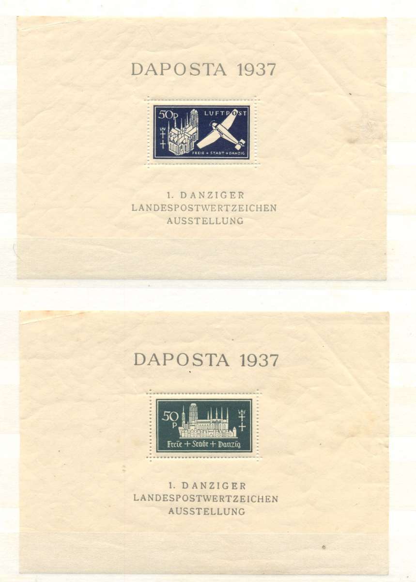 Danzig, Bavaria & Other Germany's in 16 pg/32 side stockbook (second hand)