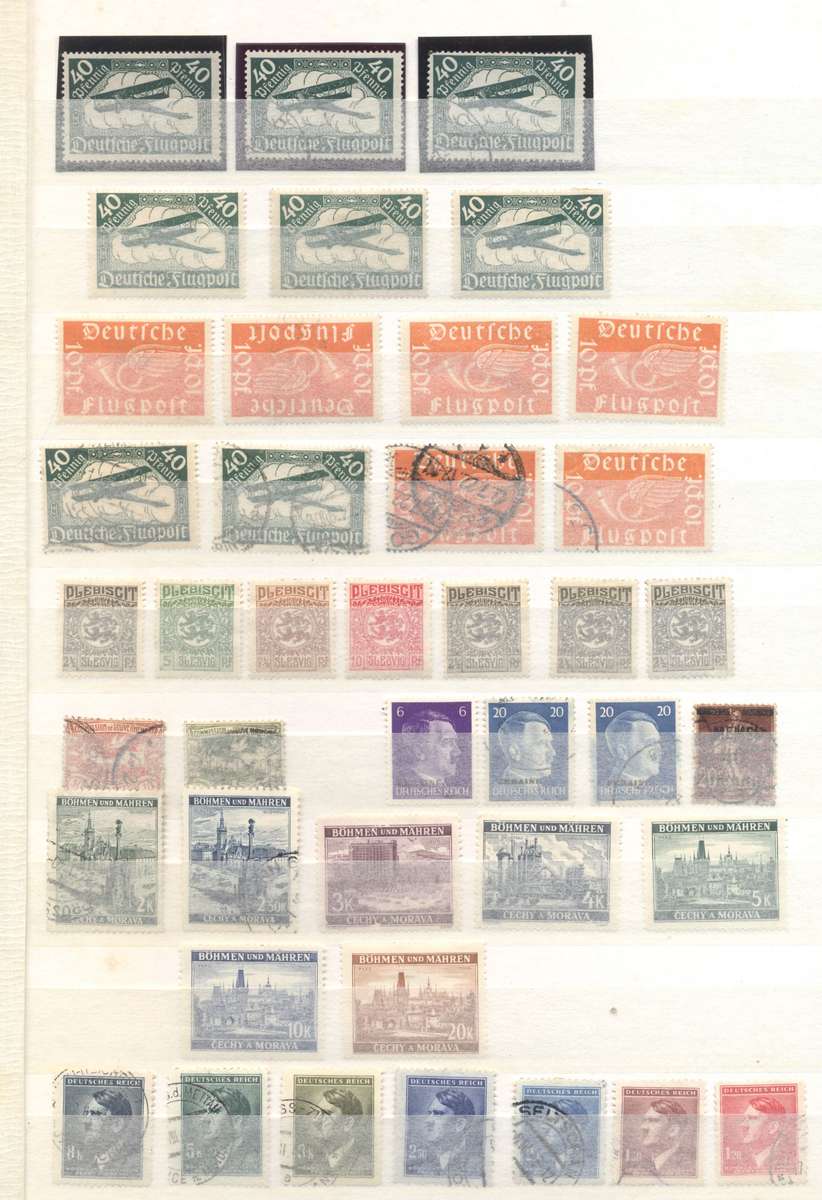 Danzig, Bavaria & Other Germany's in 16 pg/32 side stockbook (second hand)