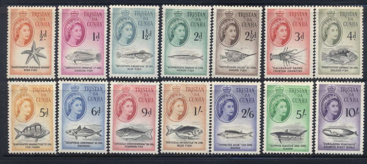 Tristan da Cunha 1960 MLH full set cv 70 Pounds