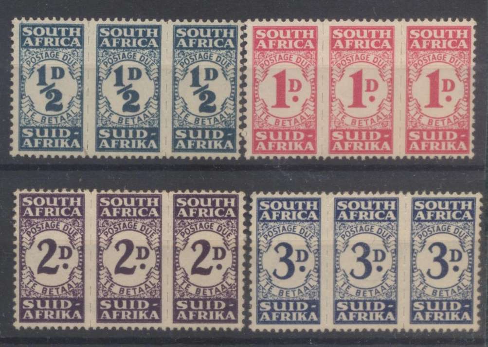 Union 1943-44 Bantam postage dues set of 4 (no cc31a) MLH - CV R 1350