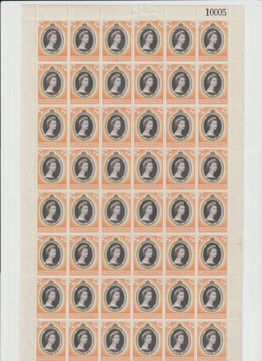 Nyasaland 1913 - 1963 Selection. High CV. See Scans!!!