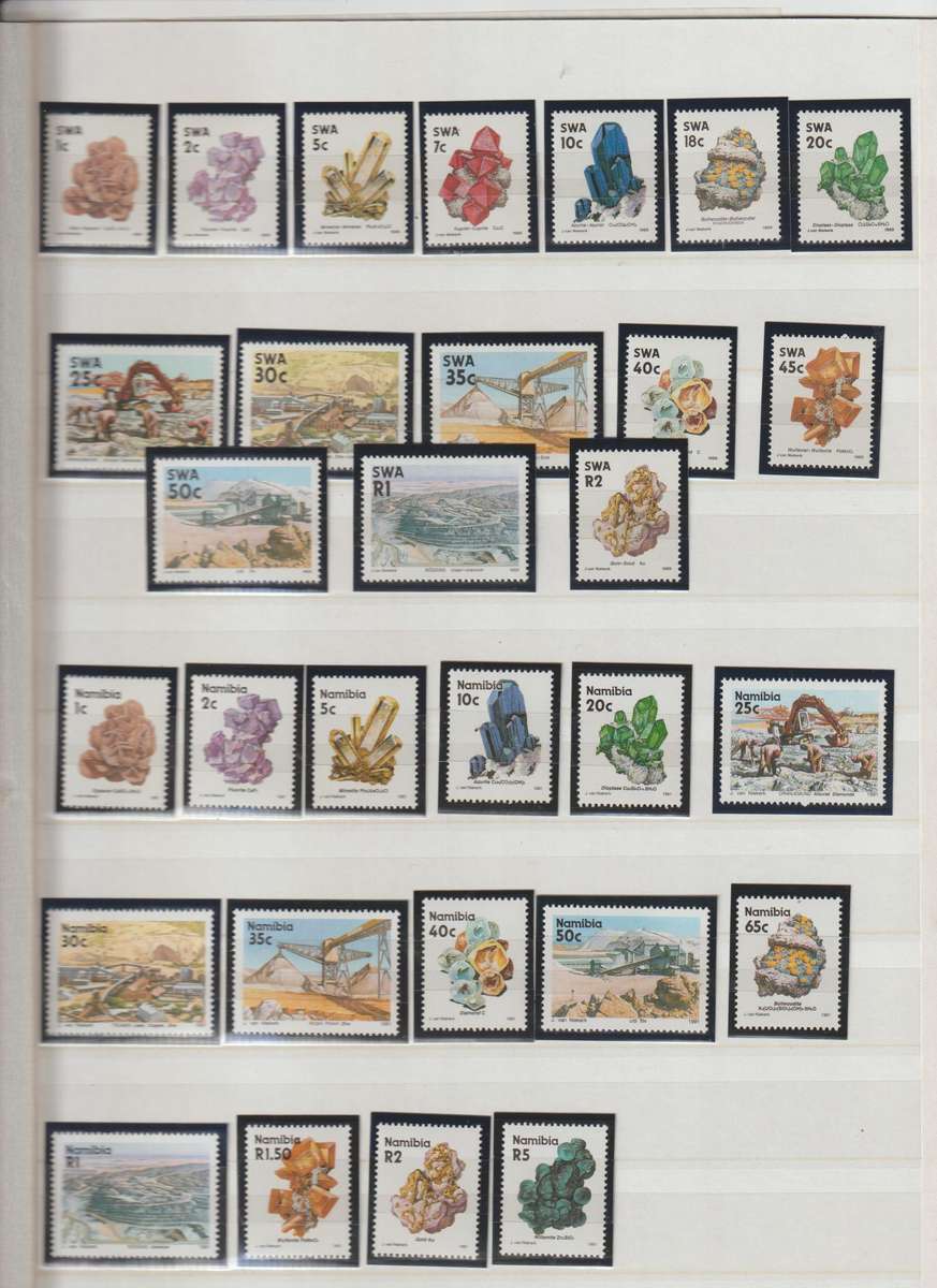 1989 SWA , 1991 Namibia . 4th & 1st definitive issues **mint Stamps, Blocks. See Scans !!!