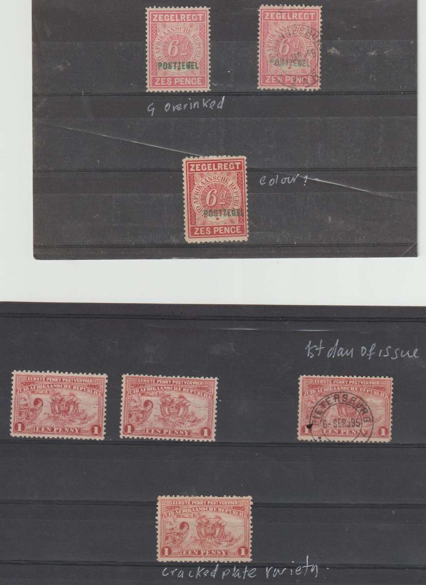 South Africa 1895 -1901 High CV selection **m, *m, *u. See Scans.