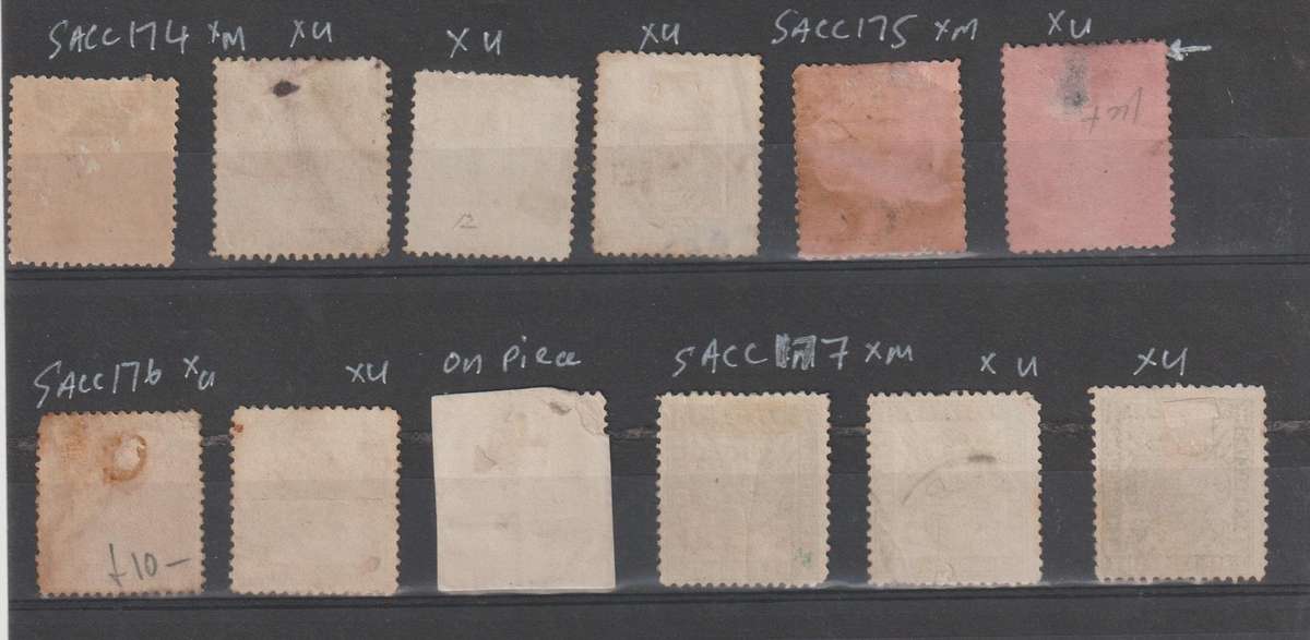 Transvaal 1883 -1885 selection *m,*u See Scans.