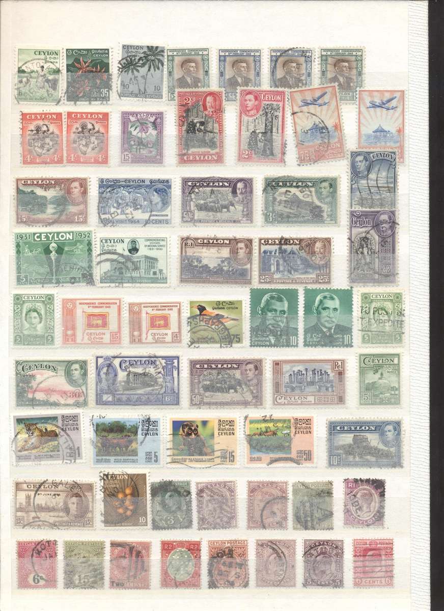 Asias (Malaya, Ceylon, indonesia etc ) , South americas , Ireland etc in 16pg/32 side stockbook