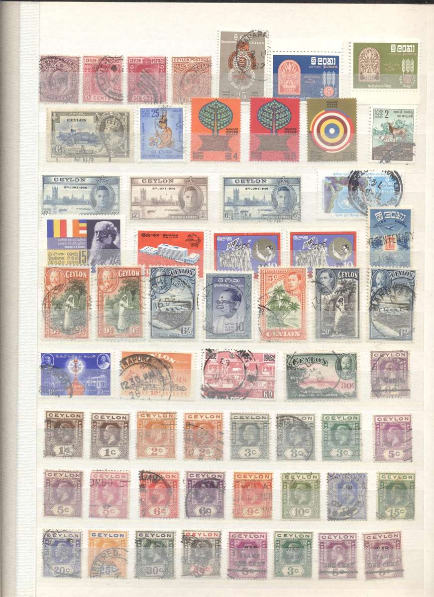 Asias (Malaya, Ceylon, indonesia etc ) , South americas , Ireland etc in 16pg/32 side stockbook