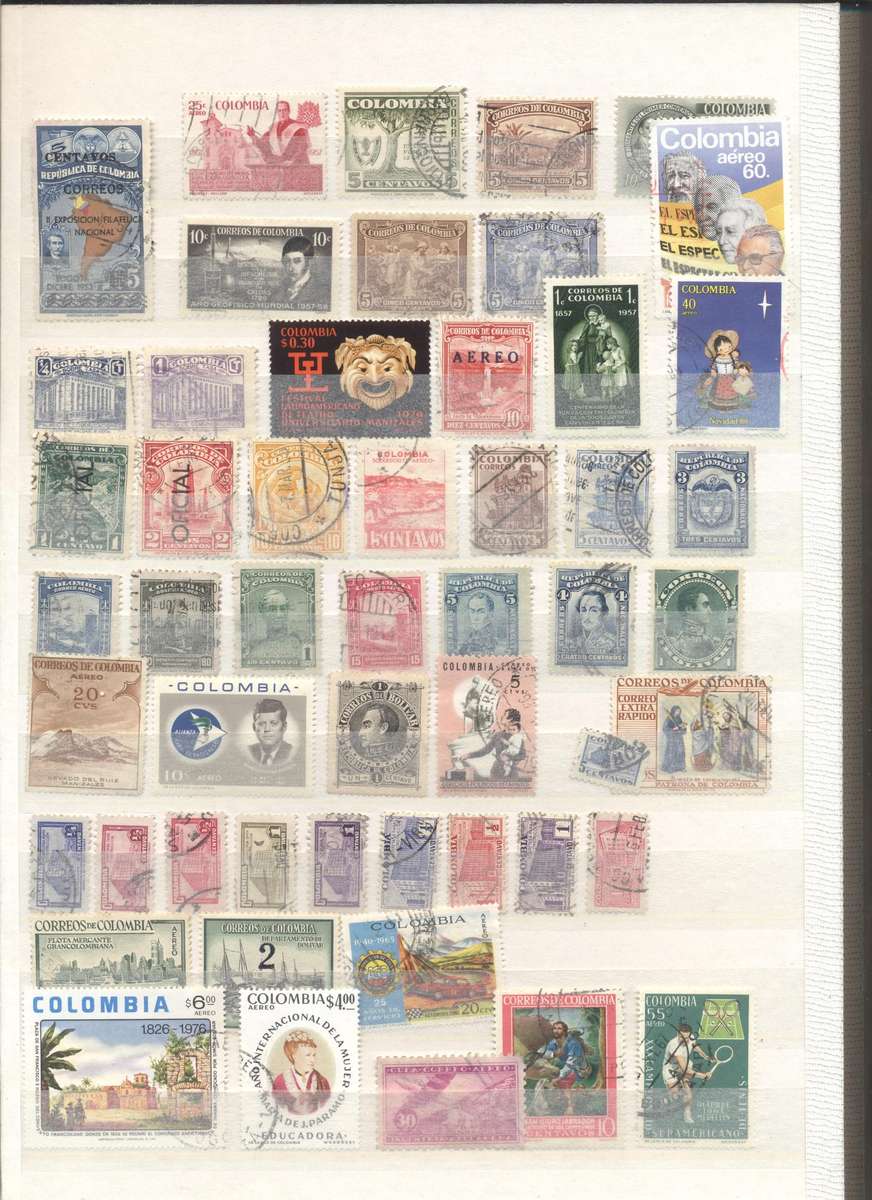 Asias (Malaya, Ceylon, indonesia etc ) , South americas , Ireland etc in 16pg/32 side stockbook